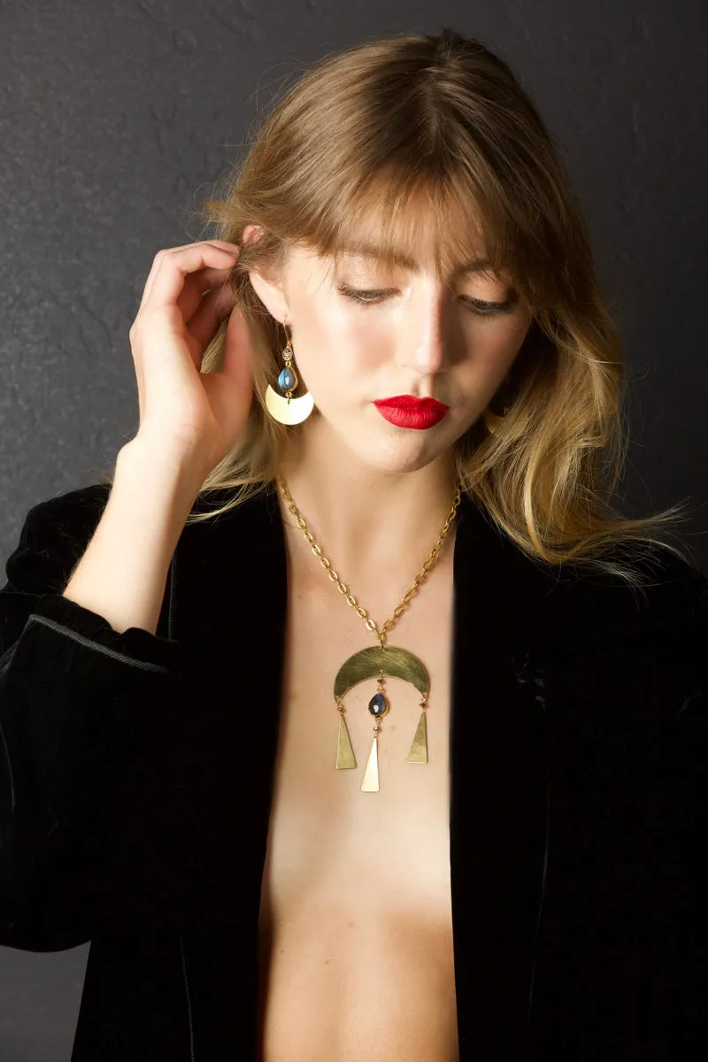 Cadi Labradorite Earrings