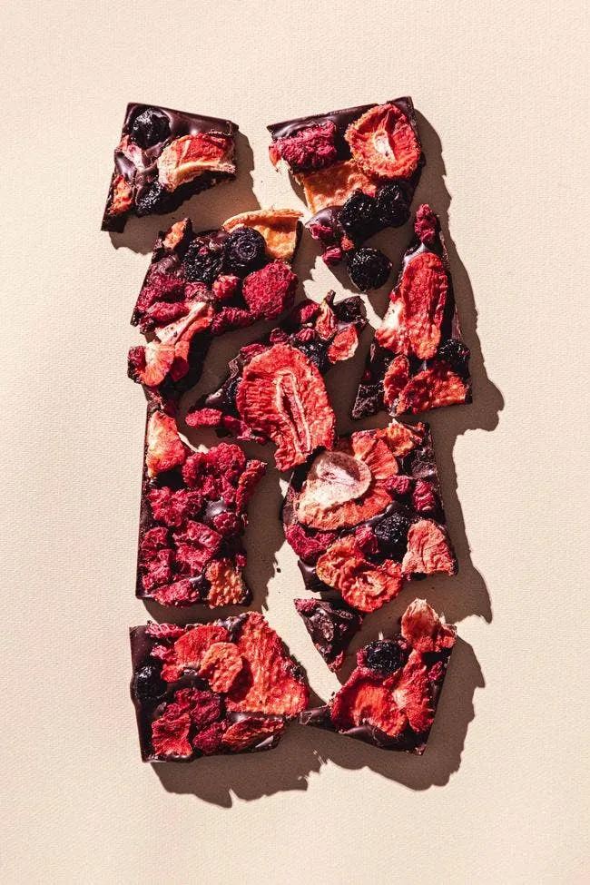 California Berries Dark Chocolate Bar