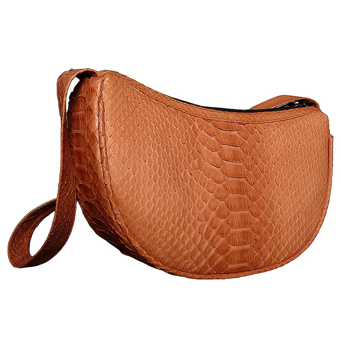Camel Brown Half Moon Bag