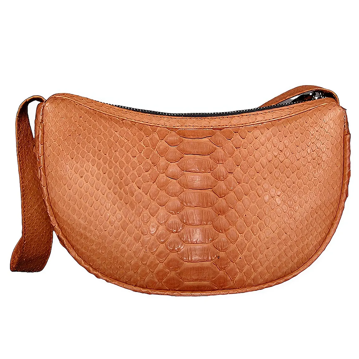 Camel Brown Half Moon Bag