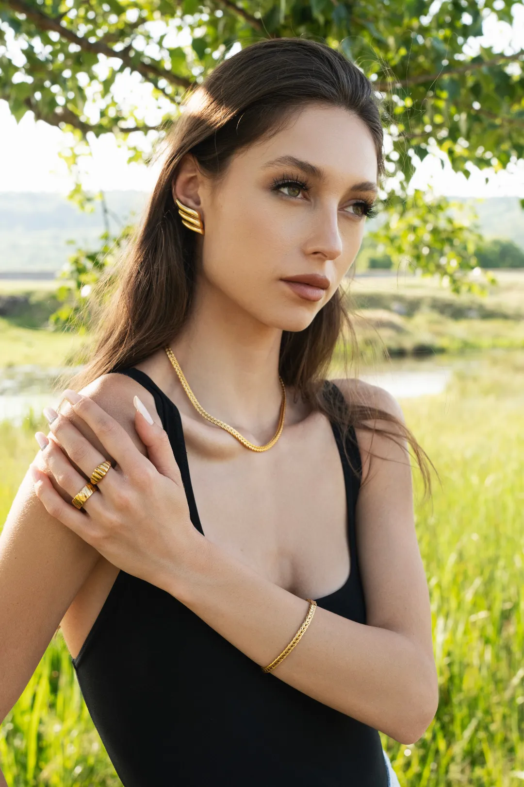 Camilla Gold Chain Necklace