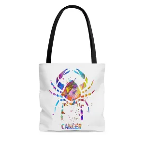 Cancer Zodiac Sign Tote Bag