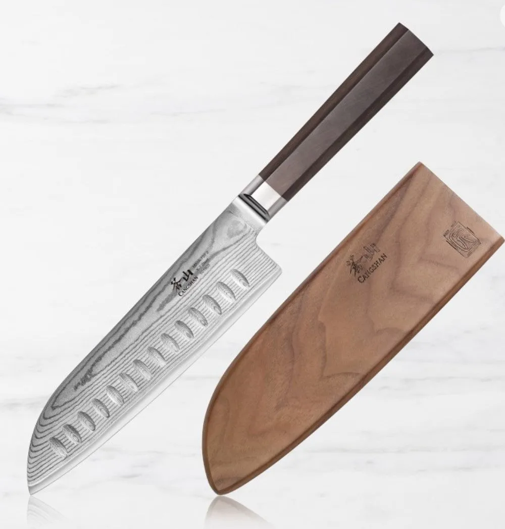 Cangshan Maya Santoku with Sheath 7 inch