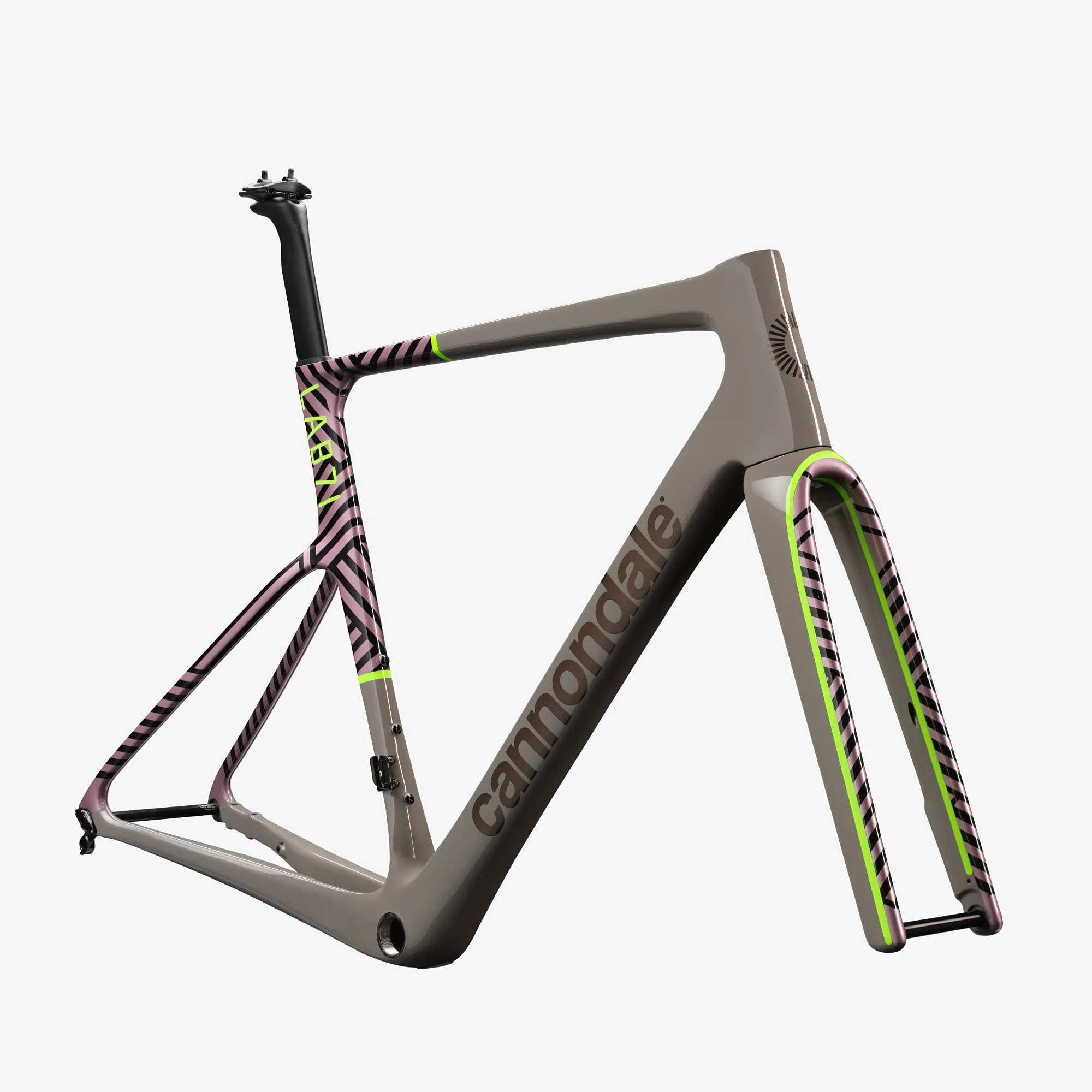 Cannondale SuperSix EVO LAB71 Frameset - Black with WOW Colours