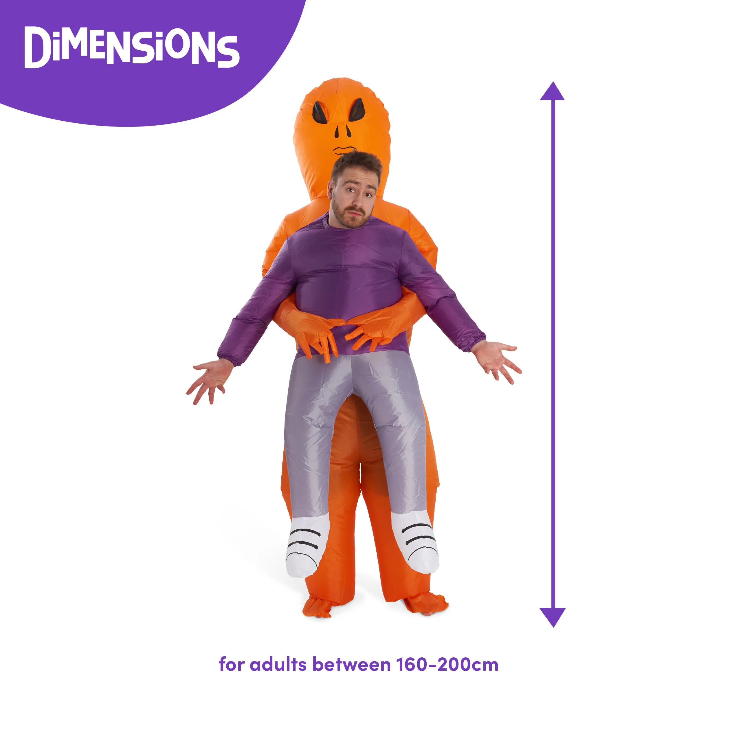 Carry Me Inflatable Alien Costume