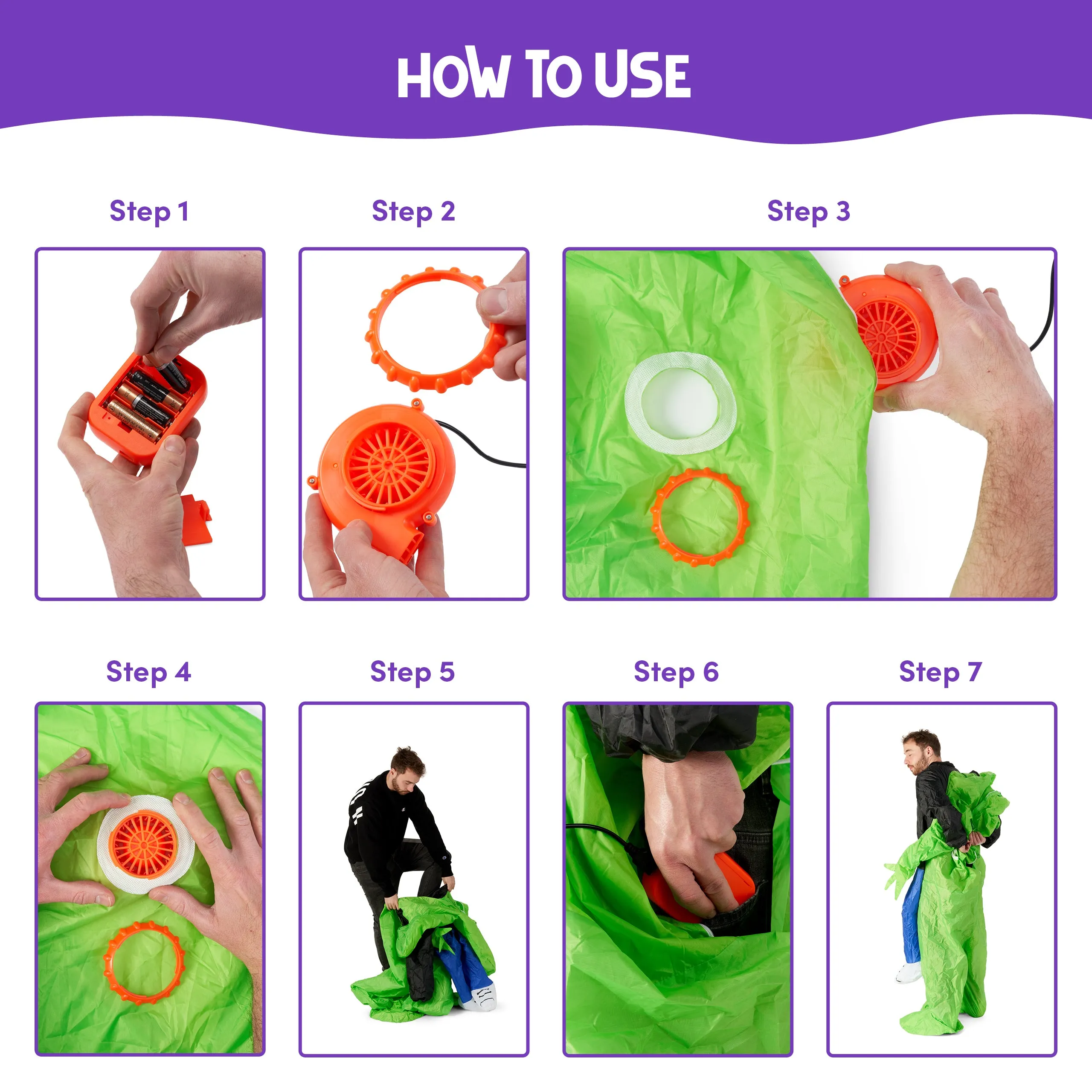 Carry Me Inflatable Alien Costume