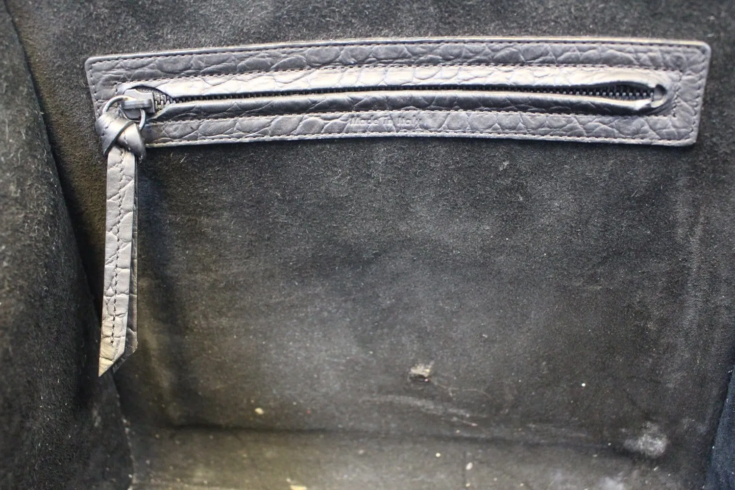 Celine Handbags - Celine Black Phantom Bag Embossed