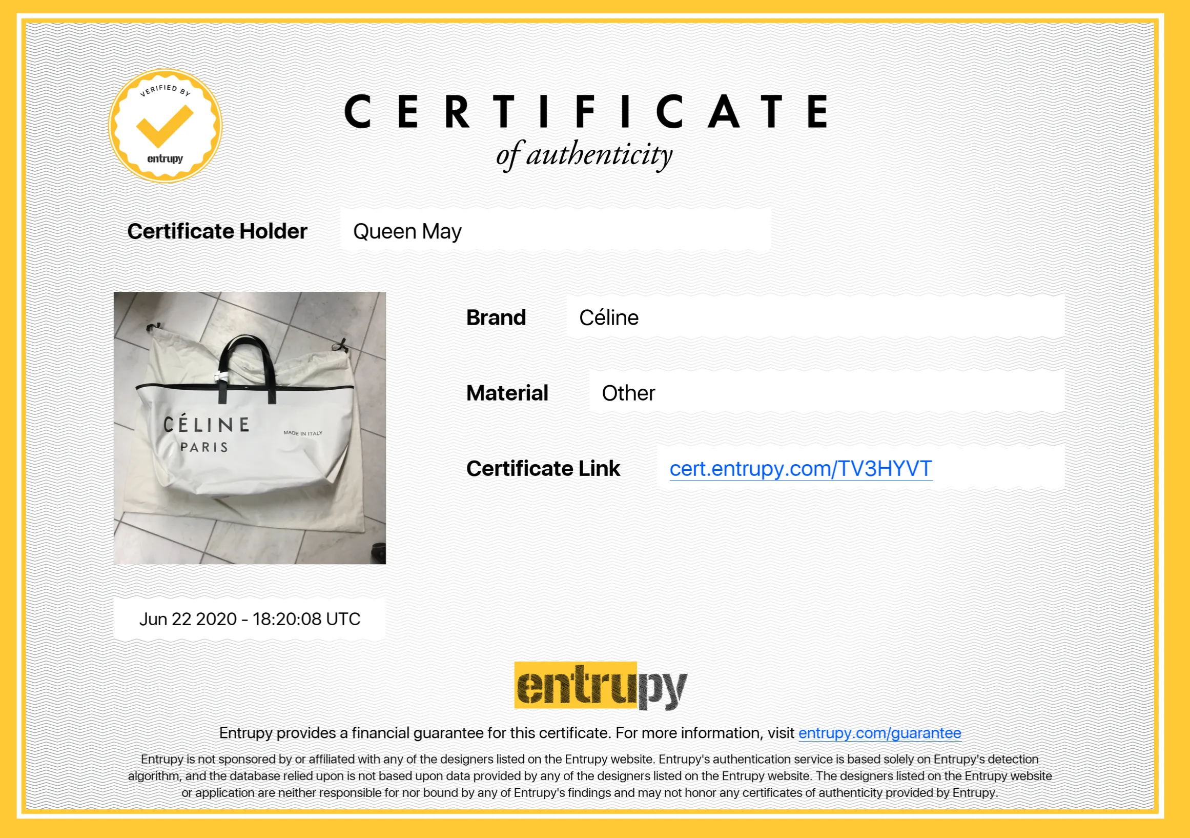 Celine Textile Large Made In Italy Tote White Black