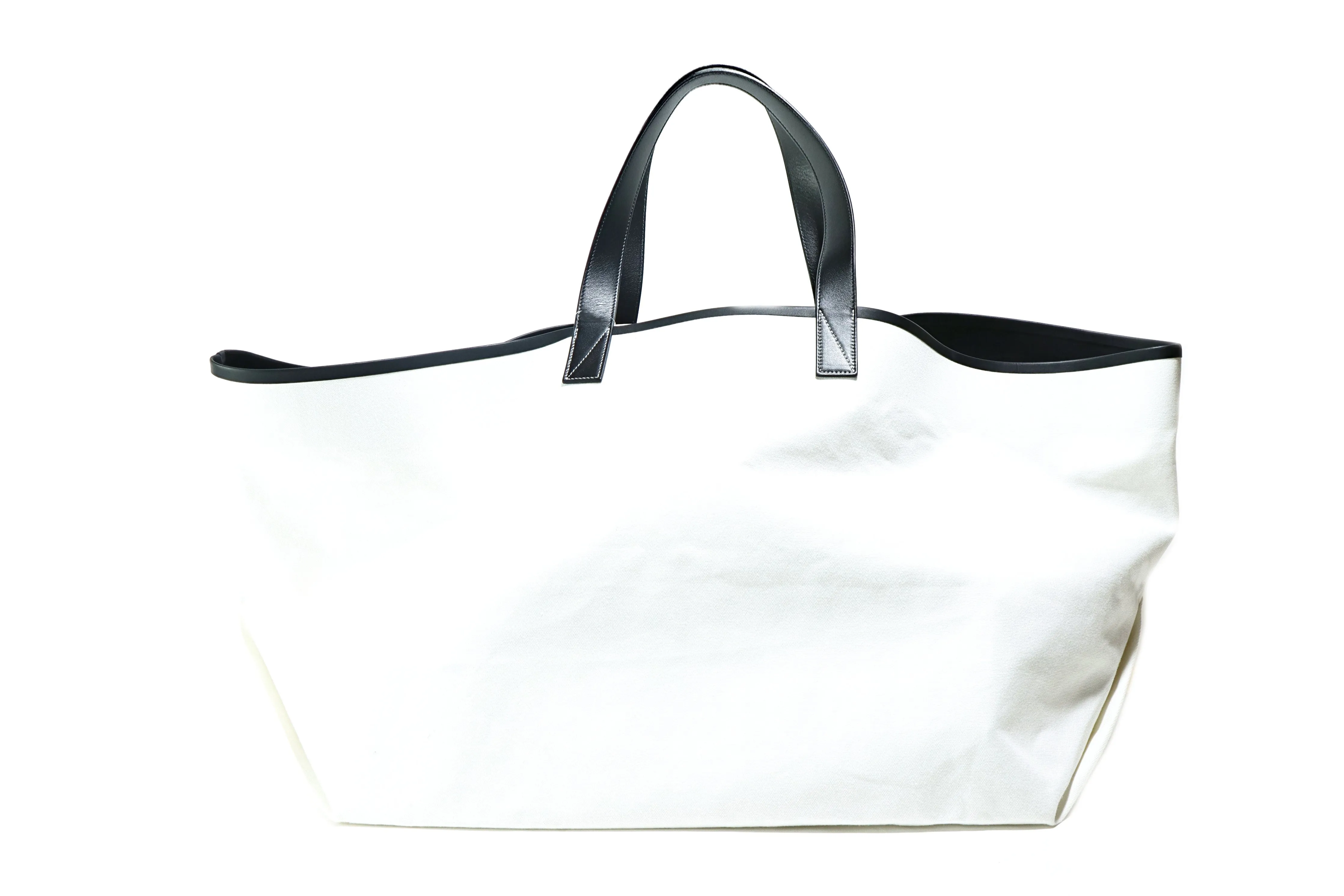 Celine Textile Large Made In Italy Tote White Black