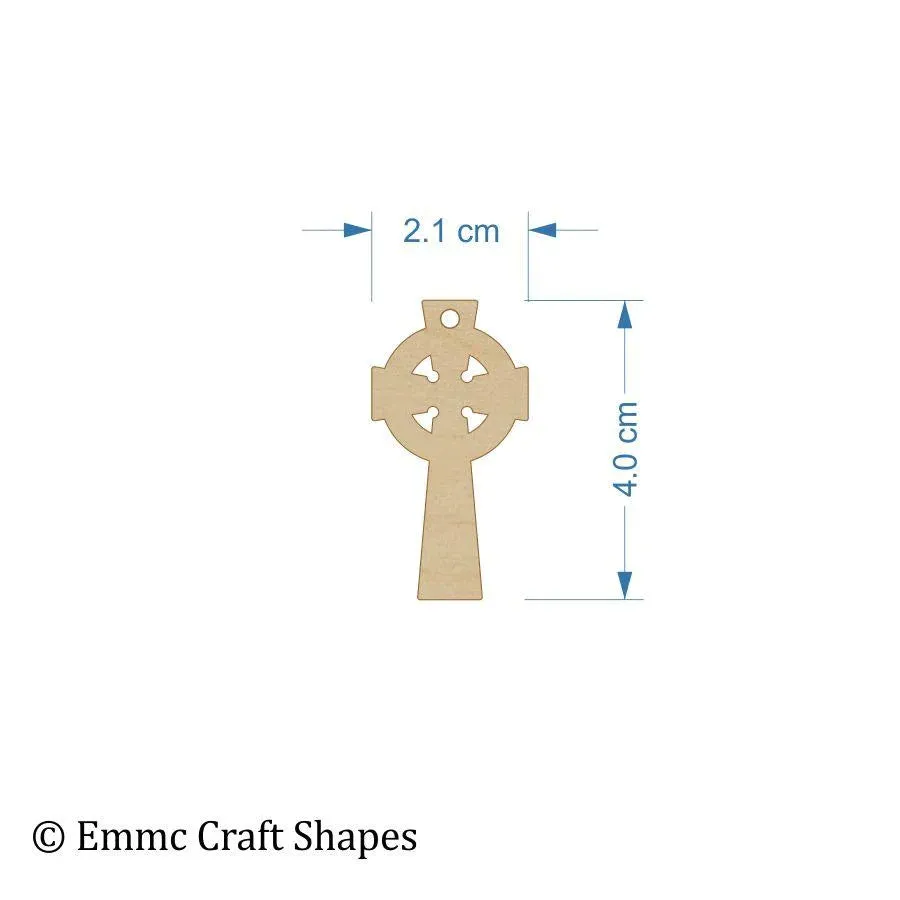 Celtic cross blank for crafts - plywood