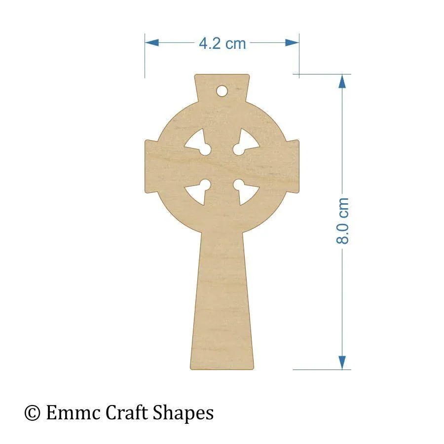 Celtic cross blank for crafts - plywood
