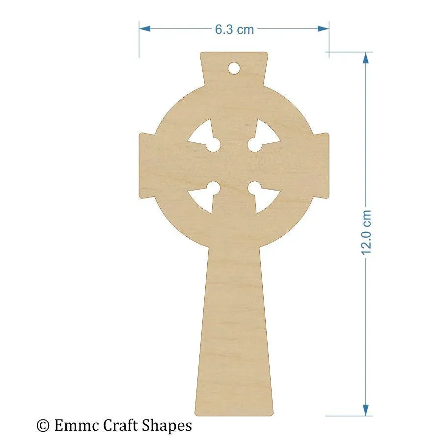 Celtic cross blank for crafts - plywood