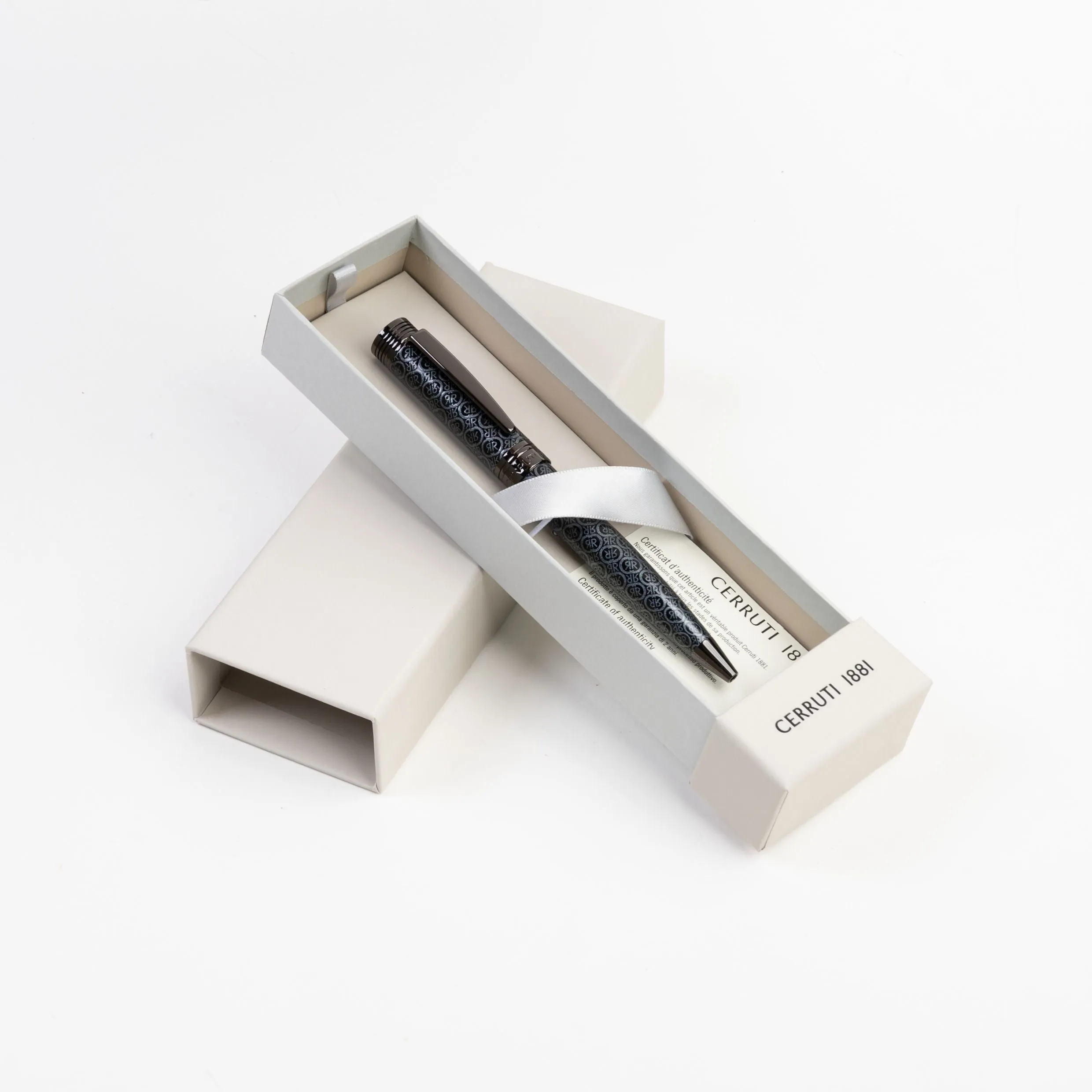 CERRUTI 1881 NSI2034J-Ballpoint pen Logomania Grey