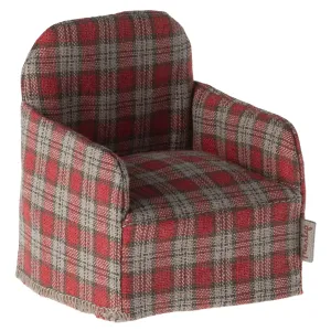 Chair, Mouse - Red Checker