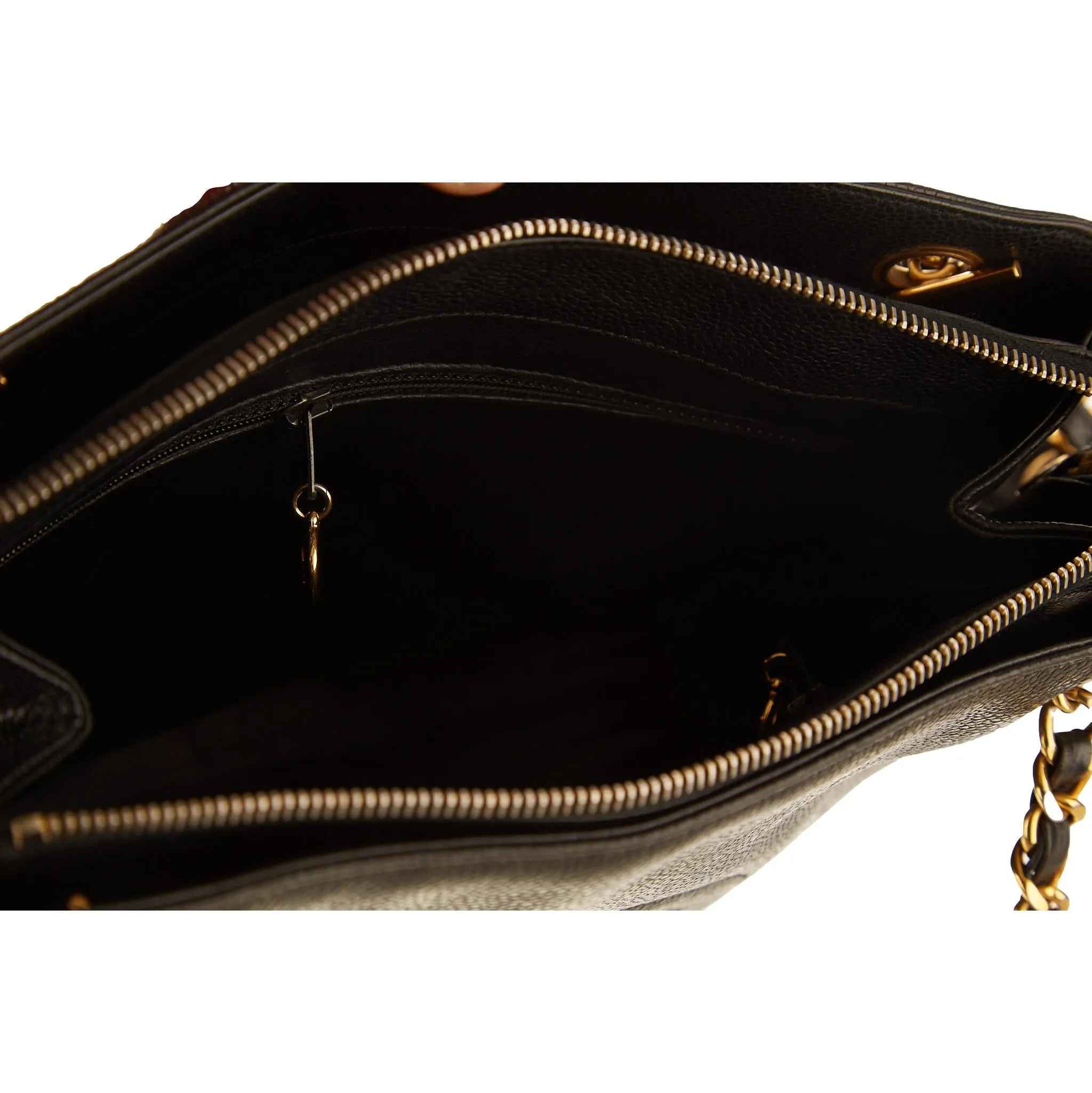Chanel Black Logo Tote