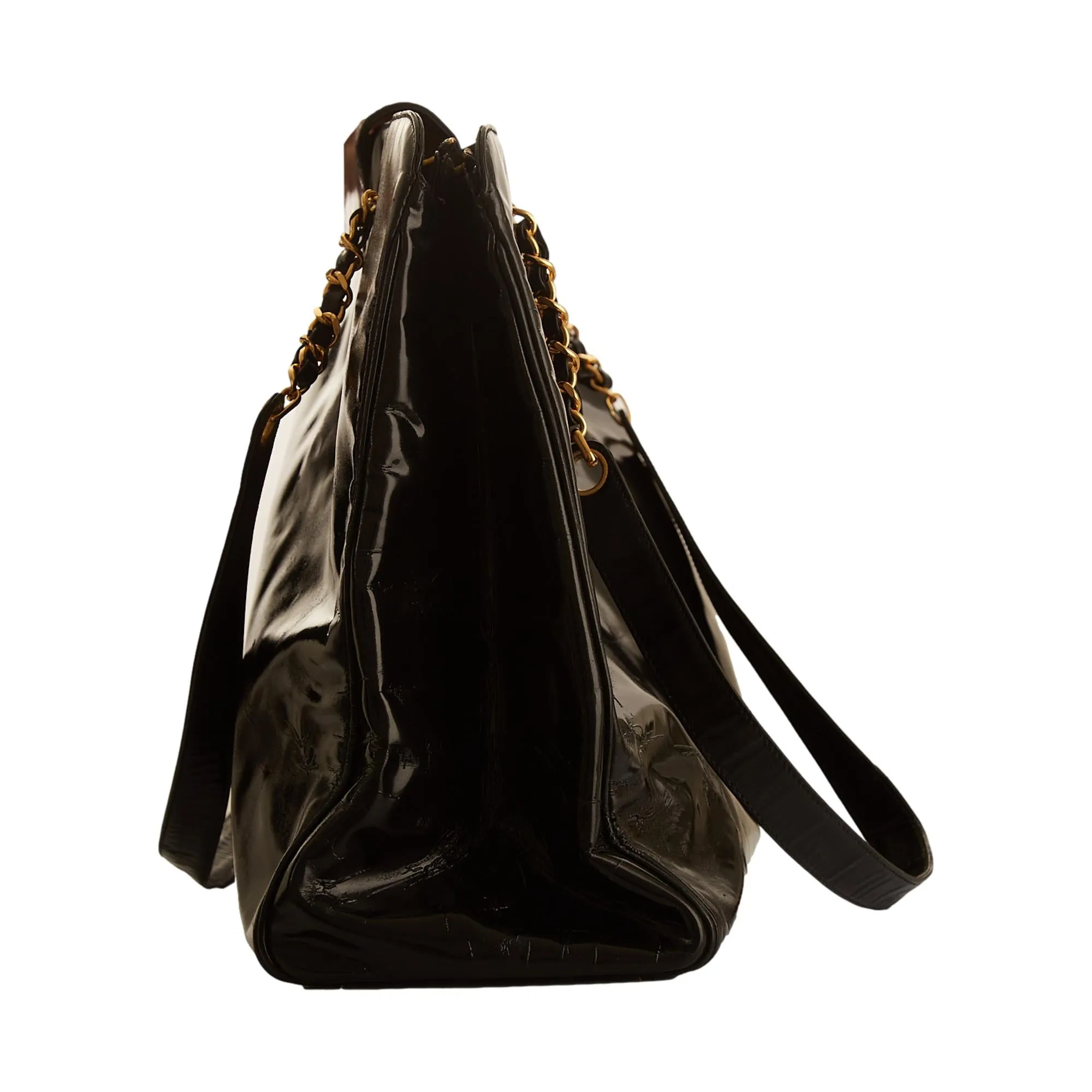Chanel Black Patent Supermodel Bag