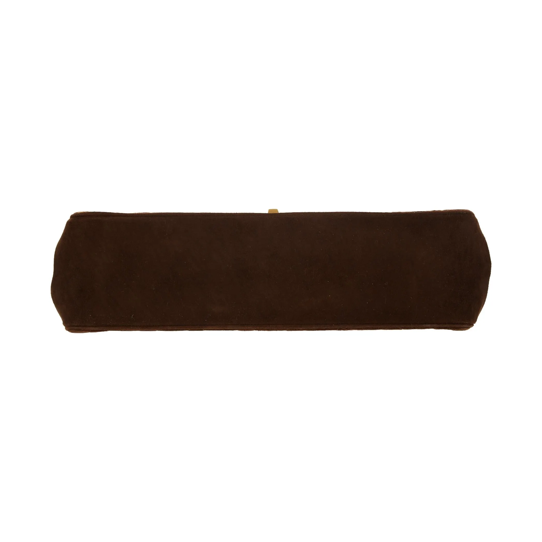 Chanel Brown Suede Quilted Flap Bag