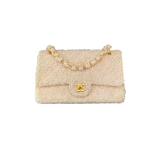 Chanel Nude Terry Cloth Flap Bag