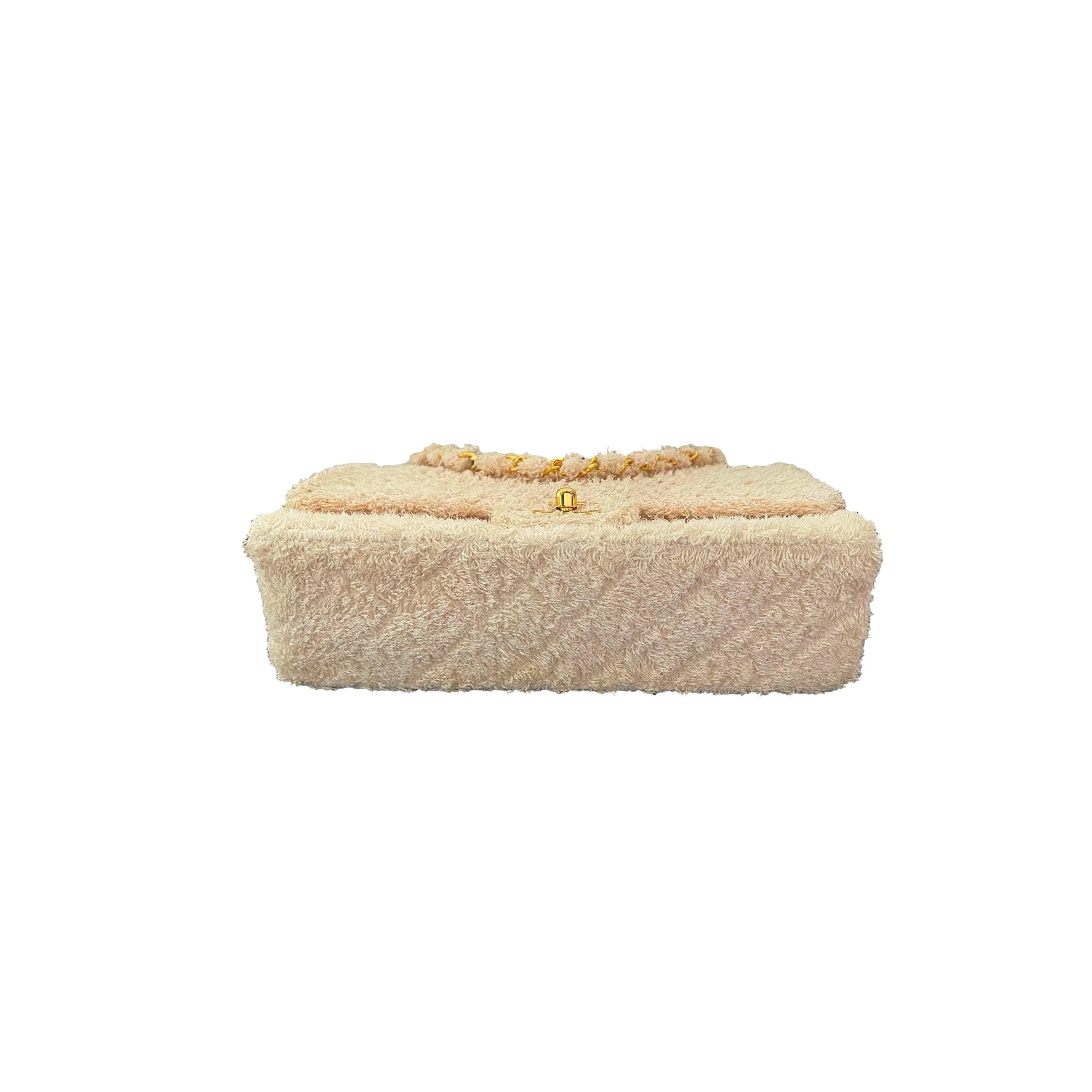 Chanel Nude Terry Cloth Flap Bag