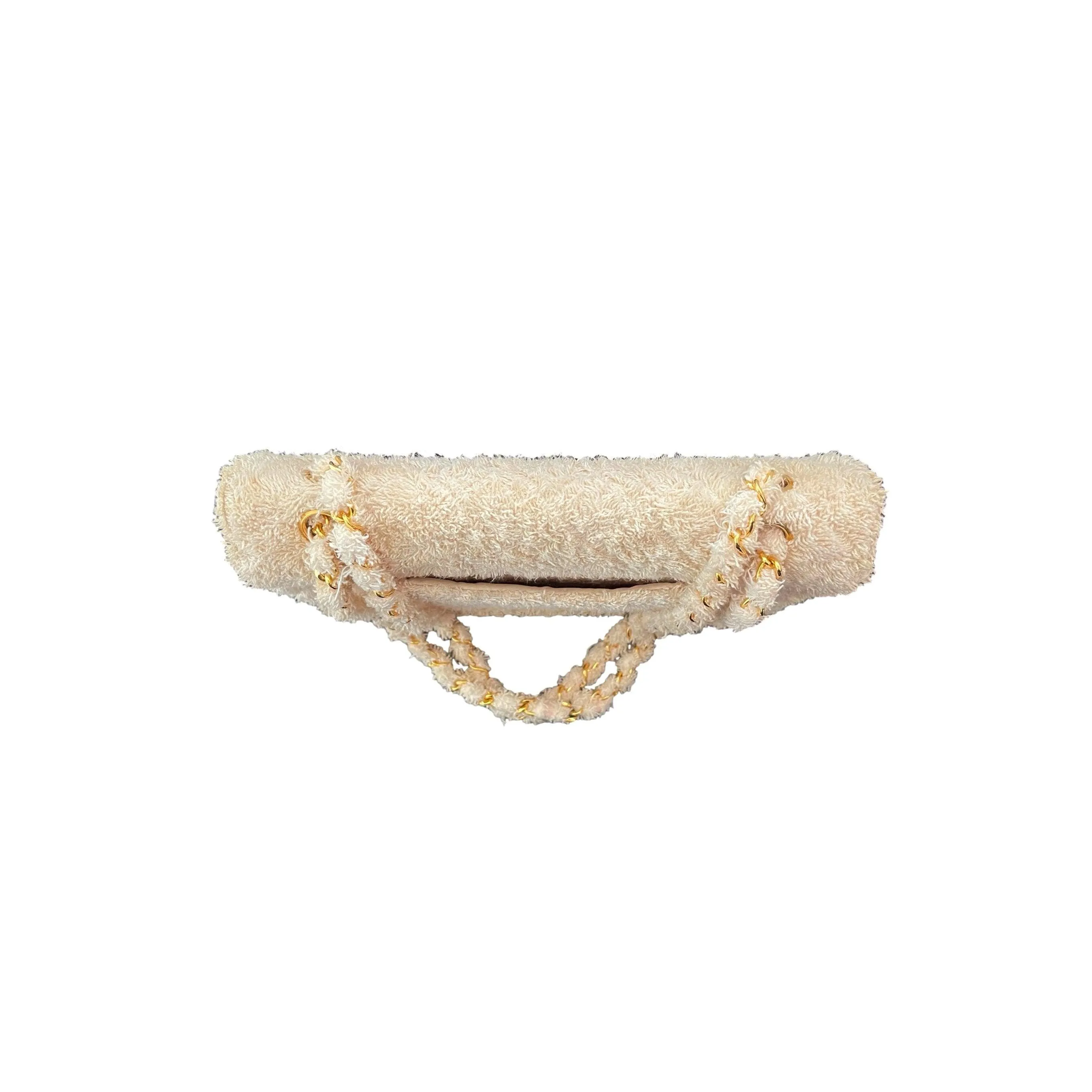 Chanel Nude Terry Cloth Flap Bag