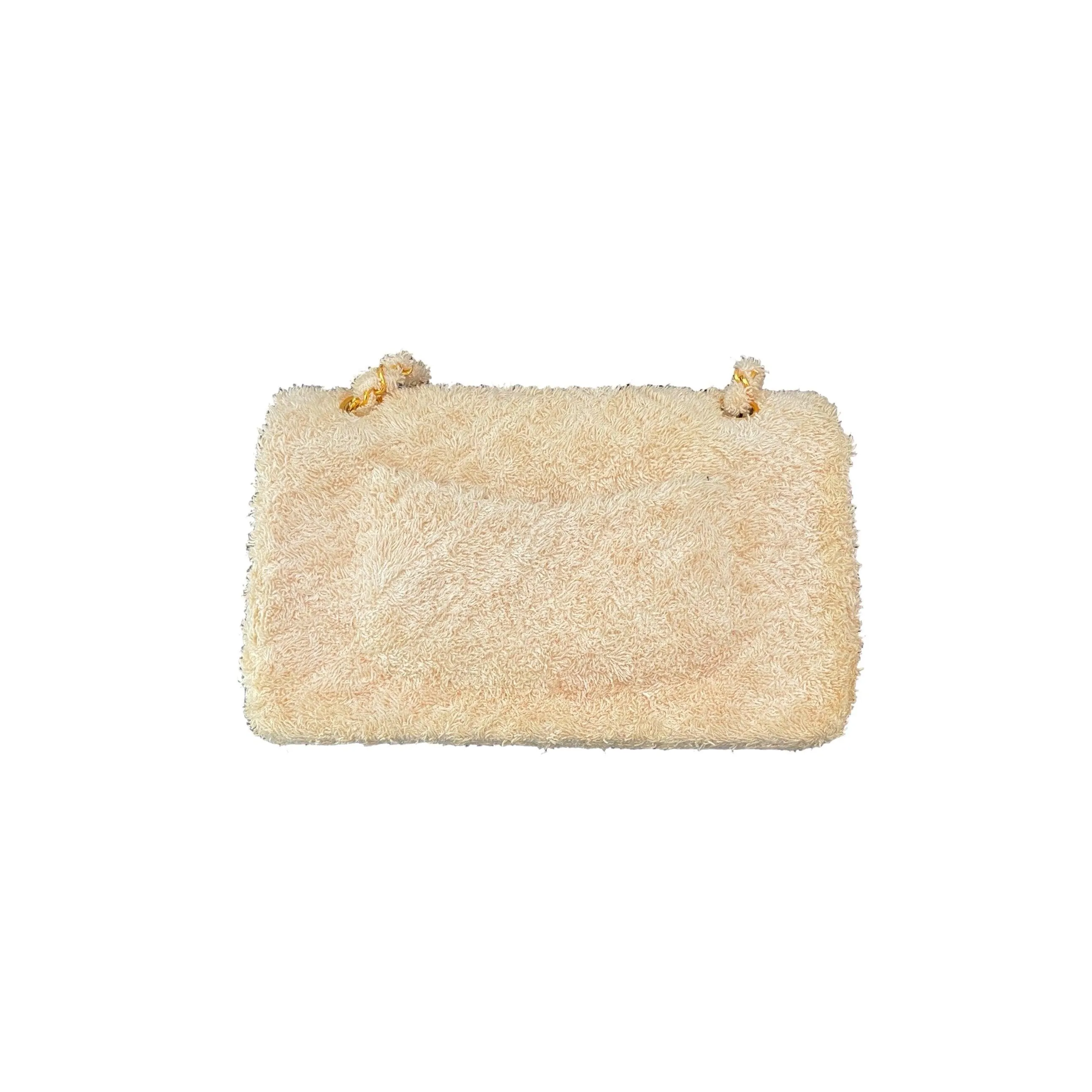 Chanel Nude Terry Cloth Flap Bag