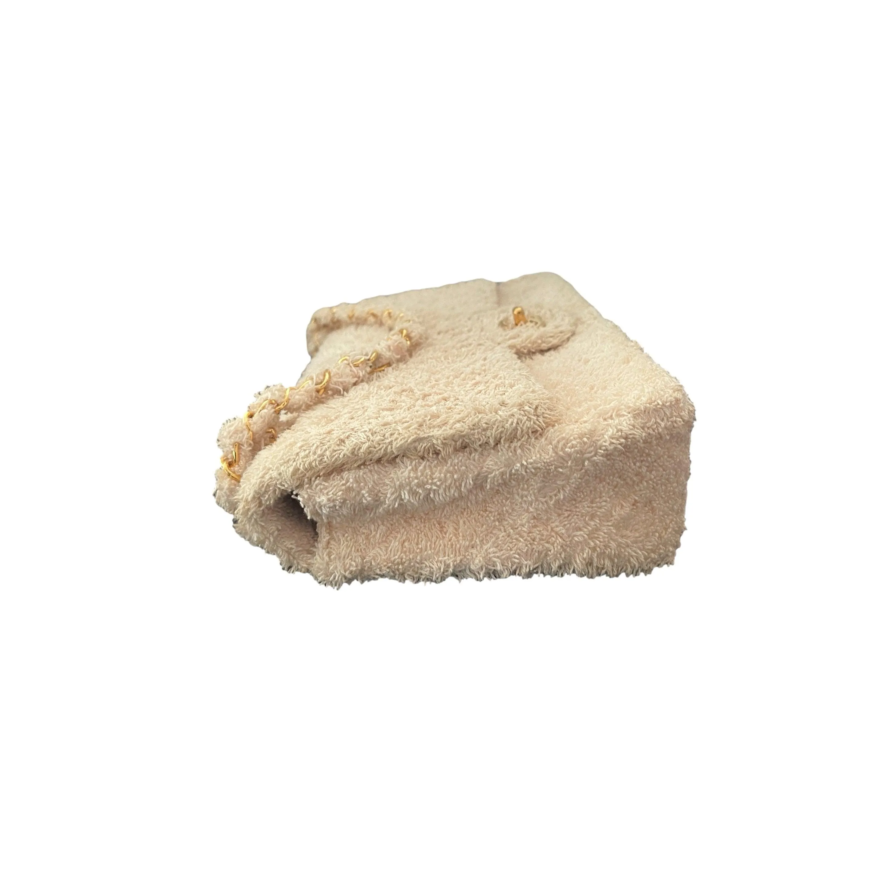 Chanel Nude Terry Cloth Flap Bag