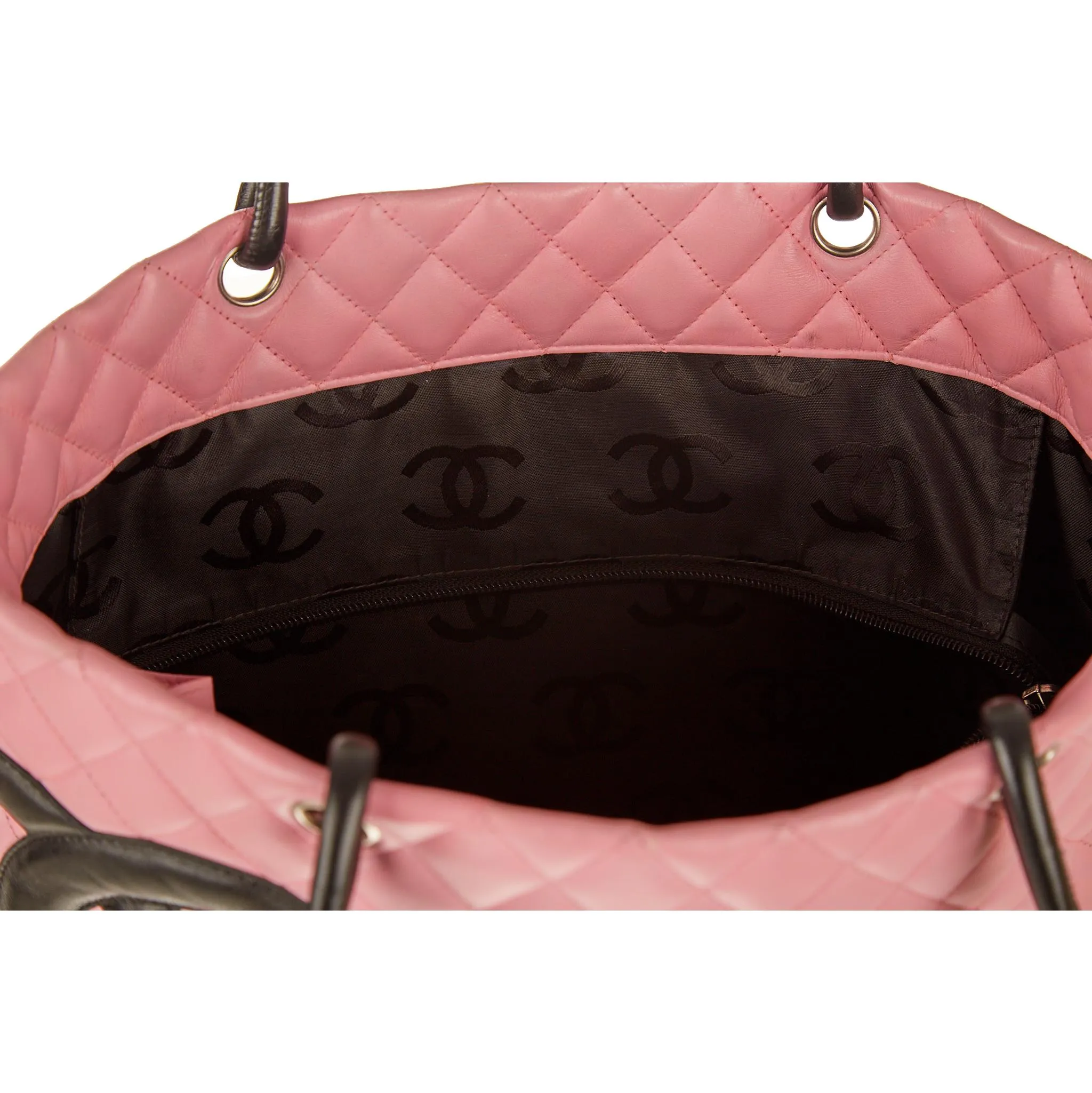 Chanel Pink Quilted Cambon Shoulder Bag
