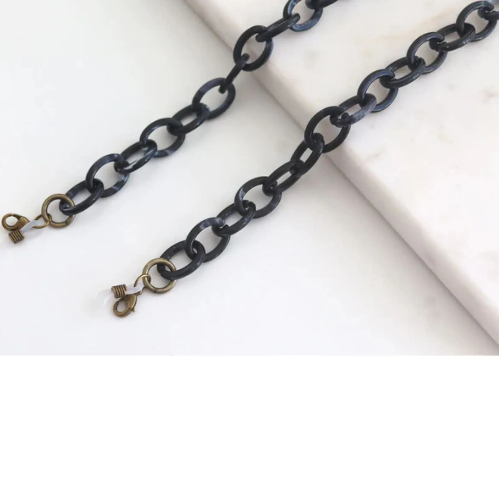 Charly Therapy Orchid Large Link Sunglasses Chain - Charcoal