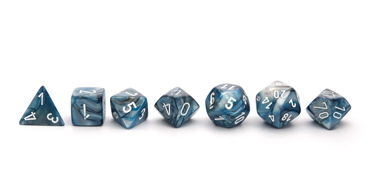 Chessex Lustrous | Slate