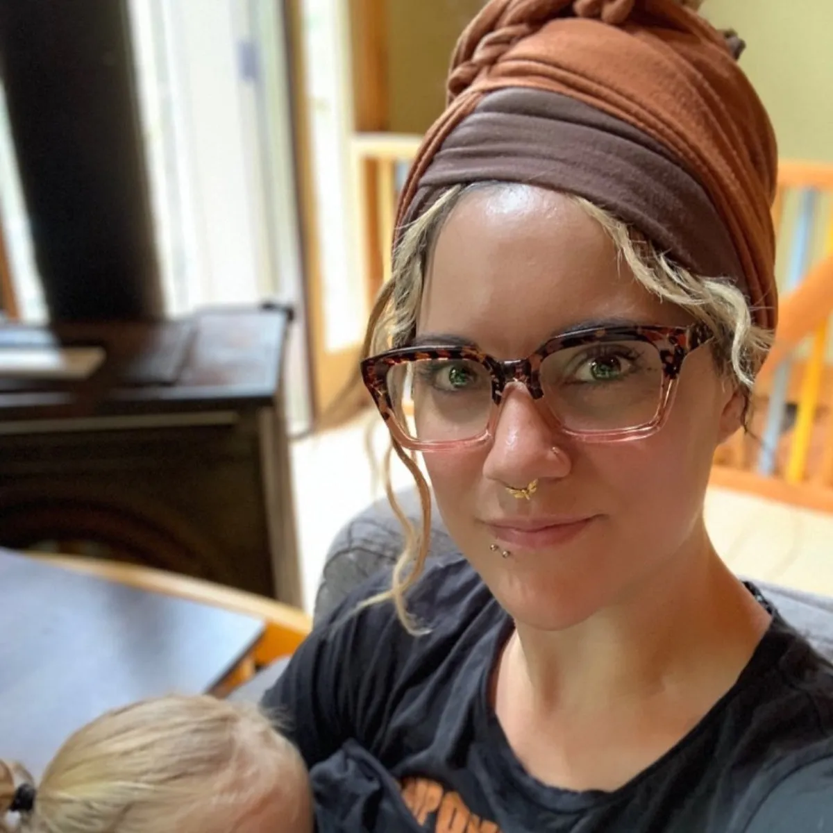 CHESTNUT BROWN Head Scarf