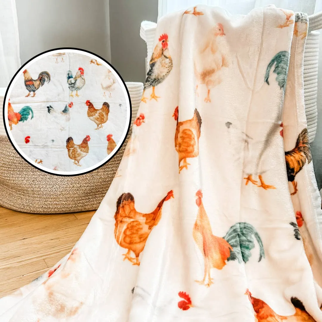 Chicken Plush Blanket