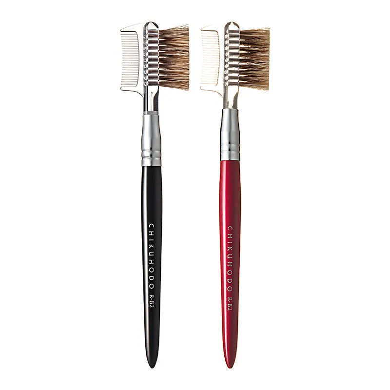 Chikuhodo Regular Series Brush & Comb (R-B2 Black, RR-B2 Red)