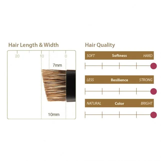 Chikuhodo T-9 Eyebrow Brush, Takumi Series