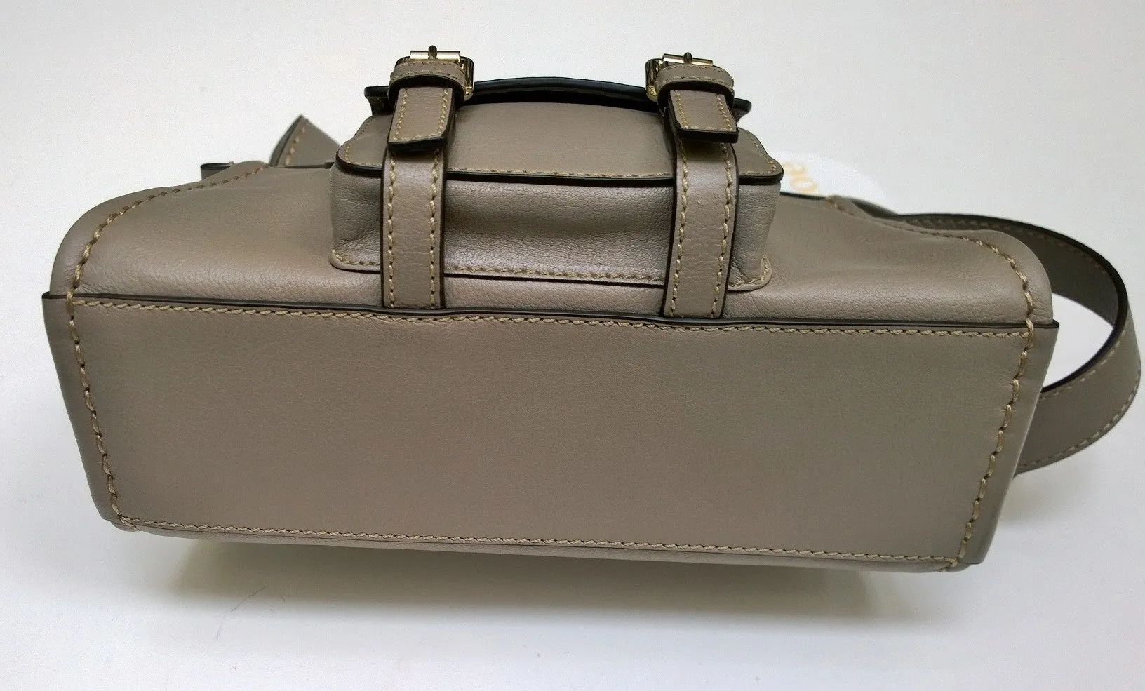 Chloé Edith Mini Grey Leather Handbag Crossbody Small Bag