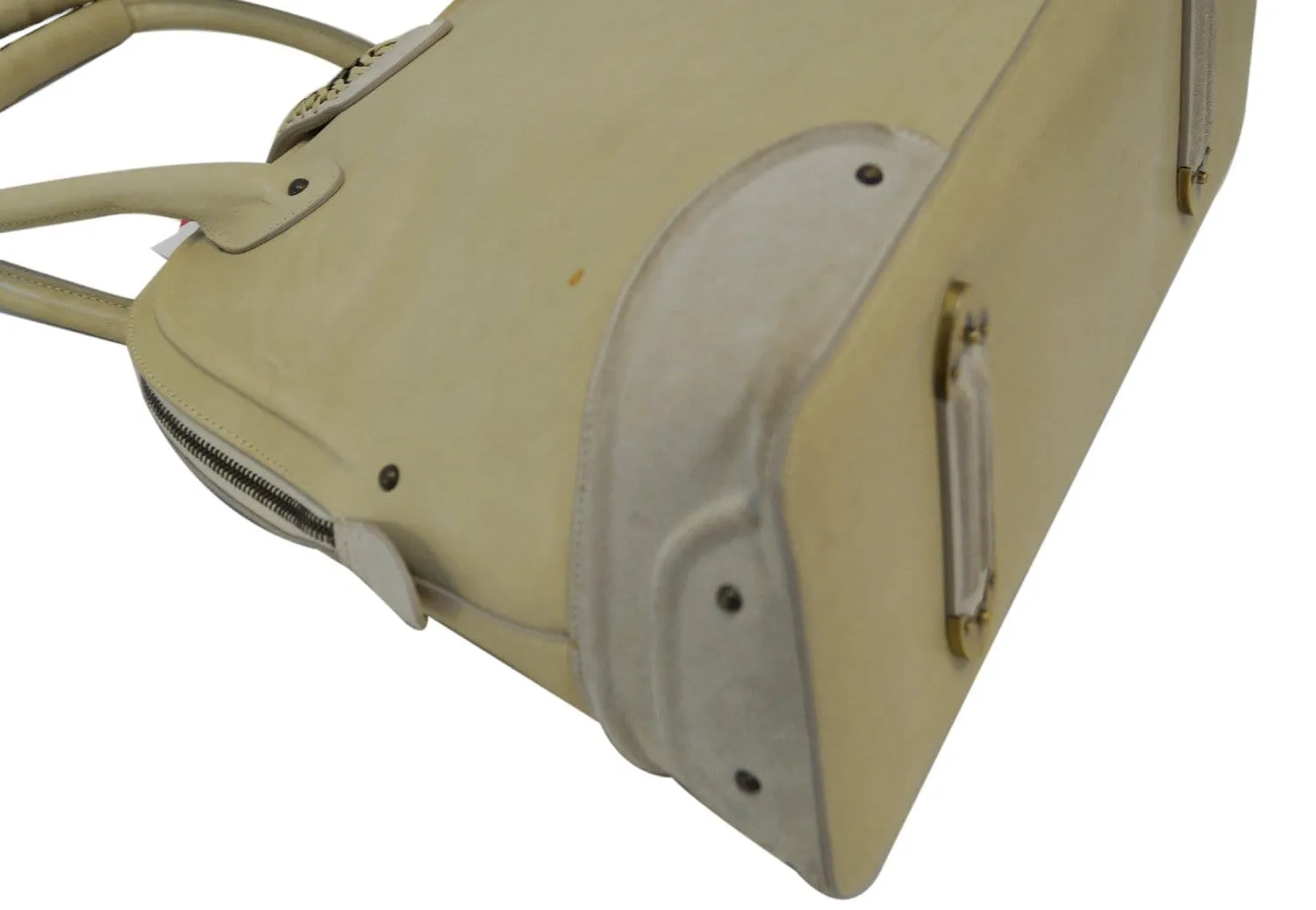 CHRISTIAN DIOR Beige Leather Suede Shoulder Bag - Last Call