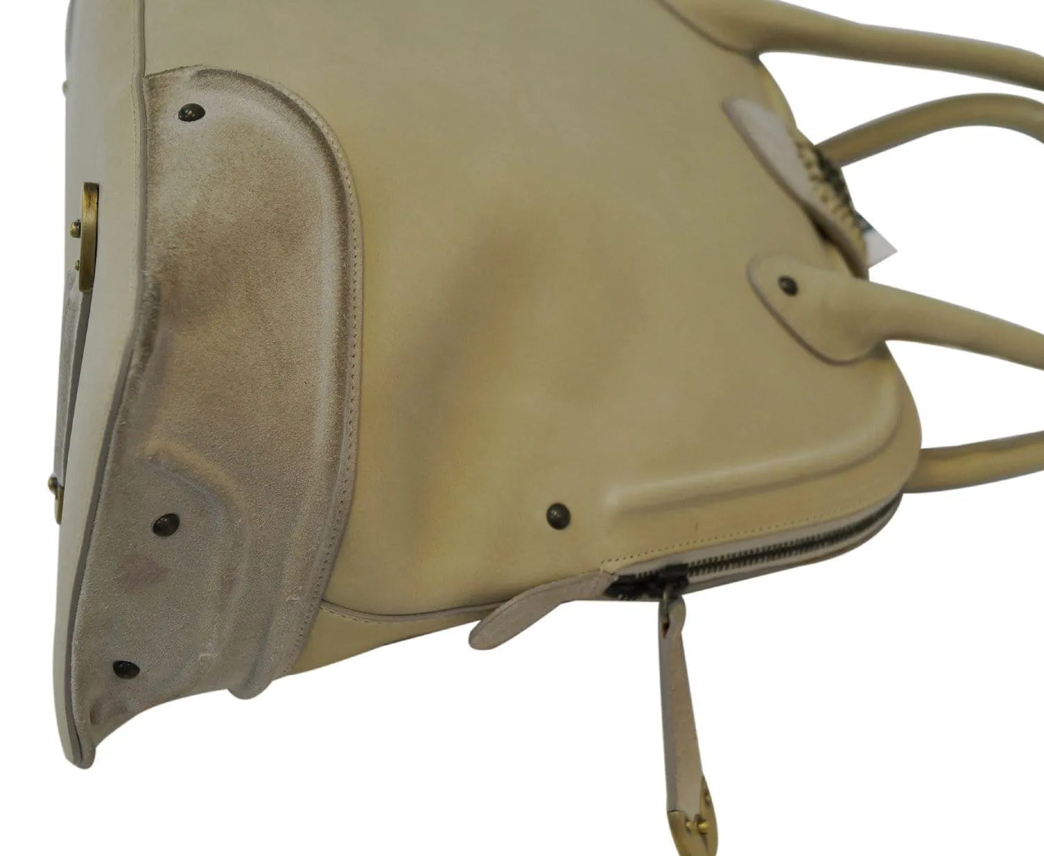 CHRISTIAN DIOR Beige Leather Suede Shoulder Bag - Last Call