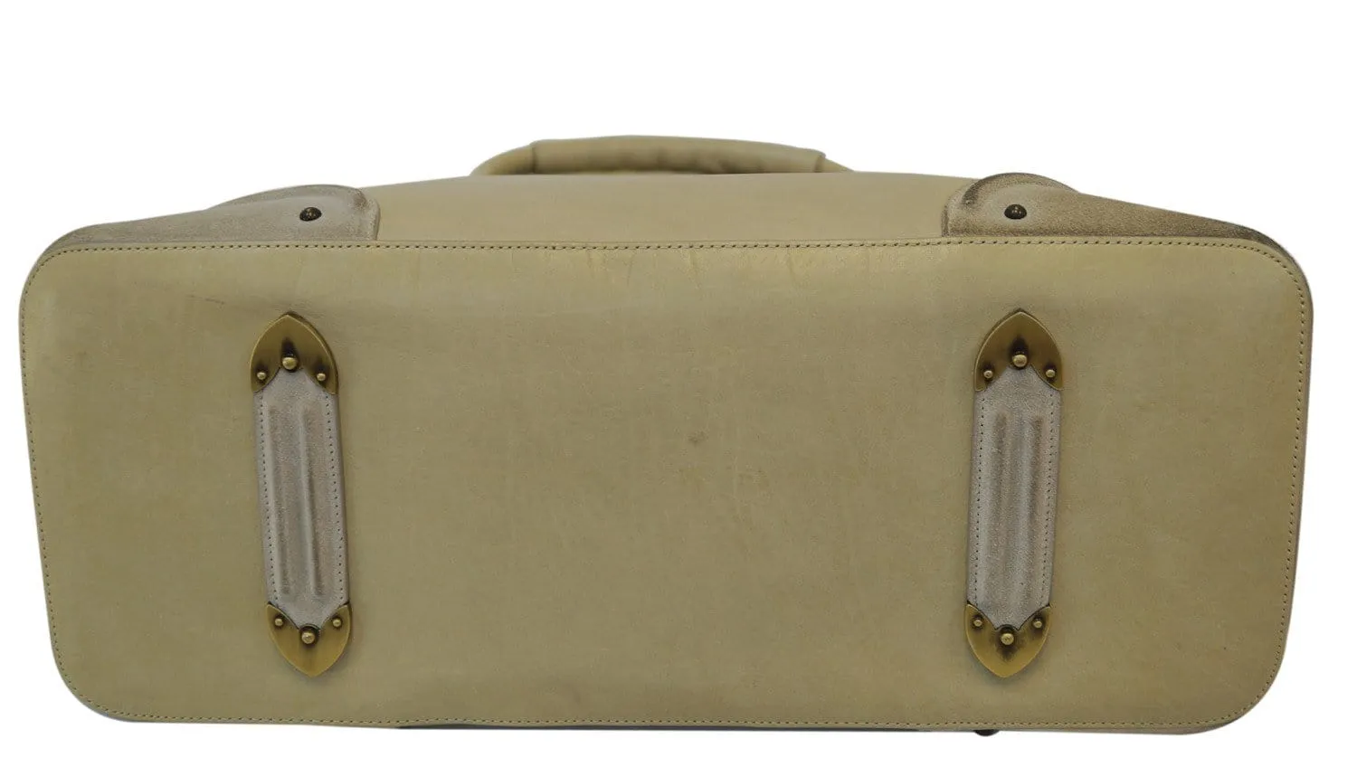 CHRISTIAN DIOR Beige Leather Suede Shoulder Bag - Last Call