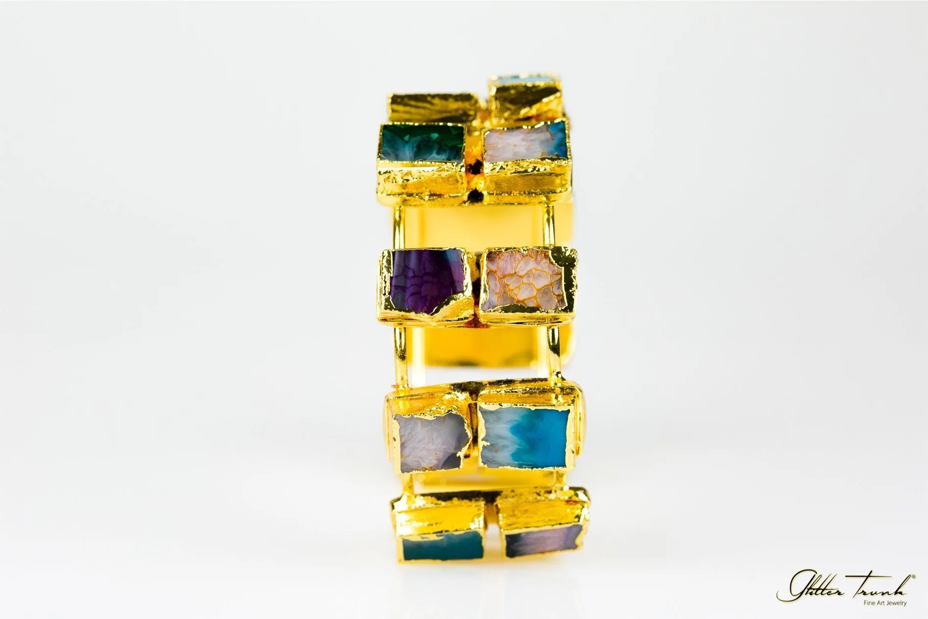 Chunky Rock One of a Kind Cuff Bracelet