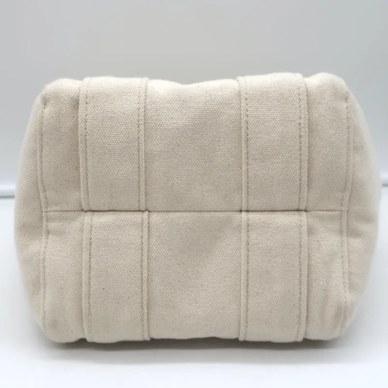 Clare V. Le Petit Box Tote Natural Canvas Small Bag