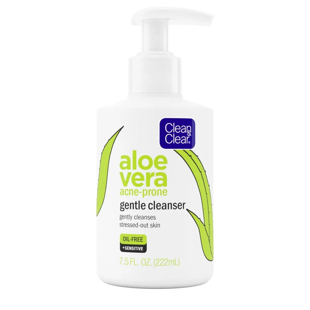 Clean & Clear Aloe Vera Gentle Acne Facial Cleanser