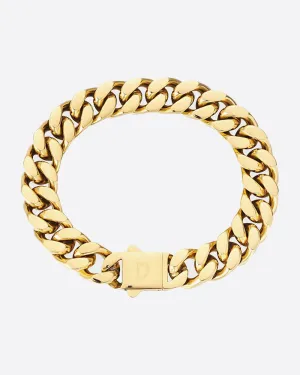CLEAN BOXED CUBANA BRACELET. - 11MM GOLD