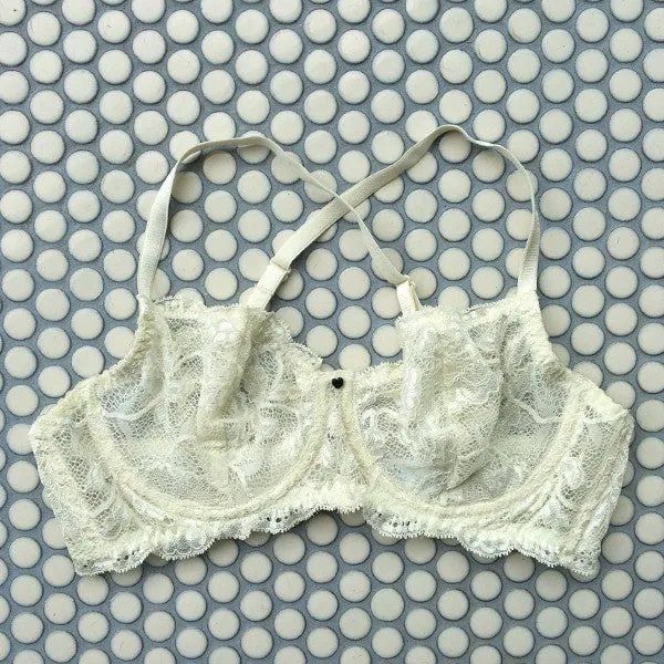 Clo: Fortuna Lace Demi Underwire Bra - 34DD, Last One!
