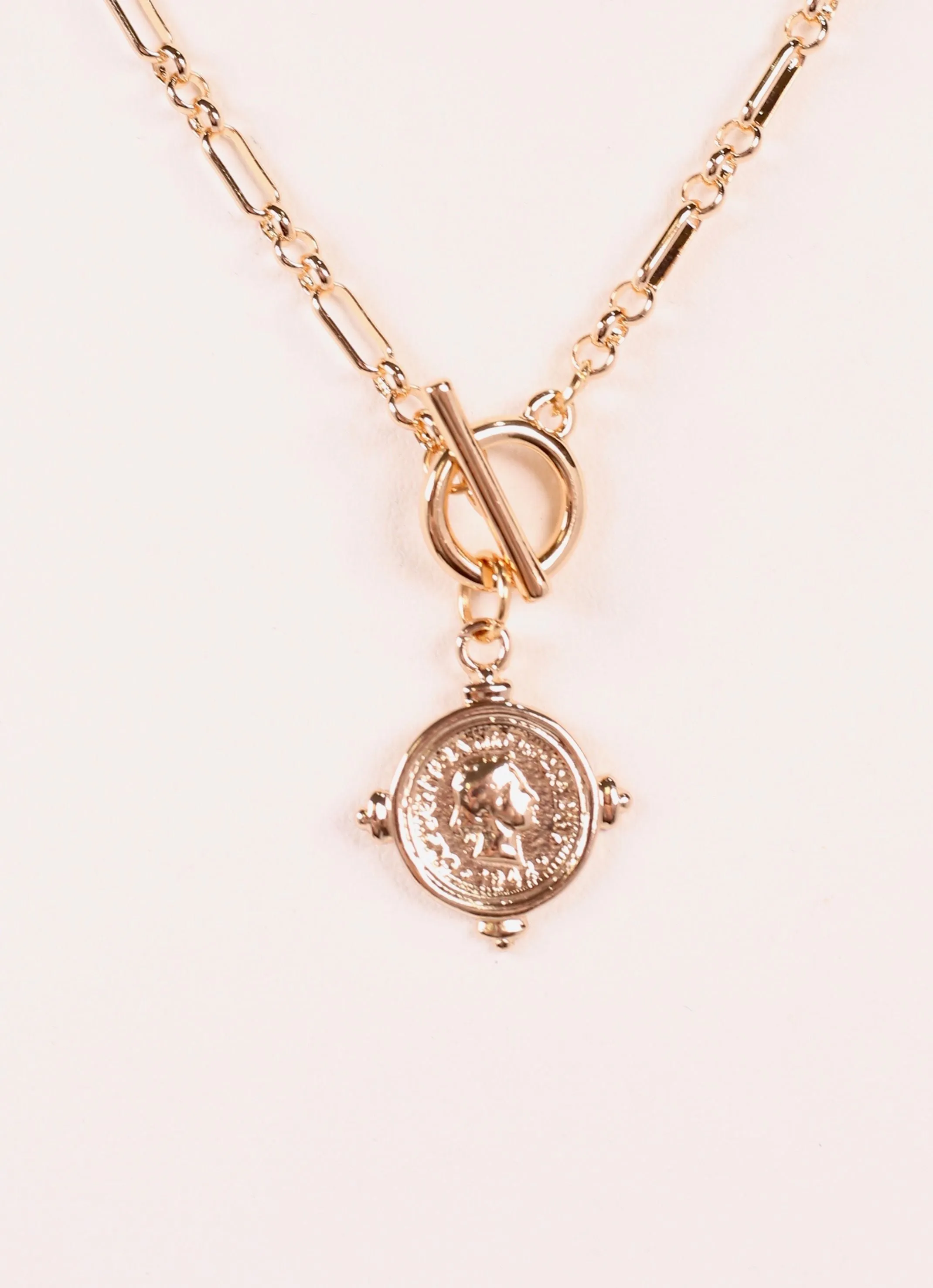 Clyne Coin Neklace Gold