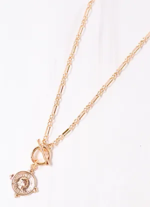 Clyne Coin Neklace Gold