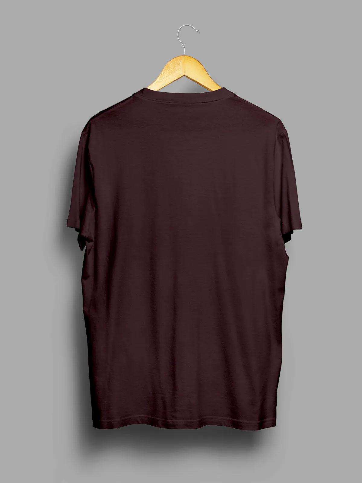Coffee Brown | Plain T shirt