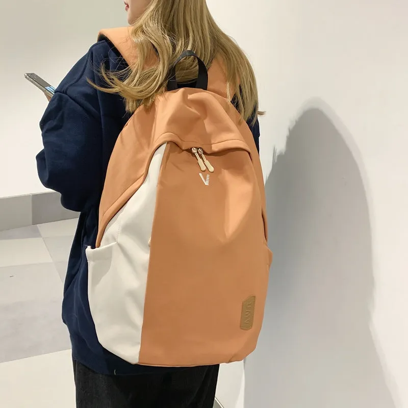 College Niche High Junior Style Simple Backpacks
