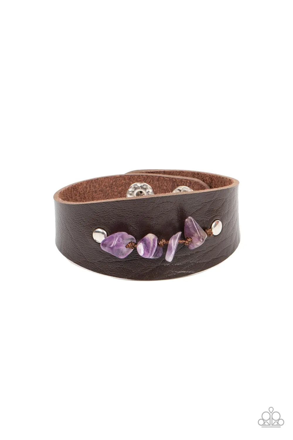Colorful Canyoneer - Purple Bracelet - Paparazzi Accessories