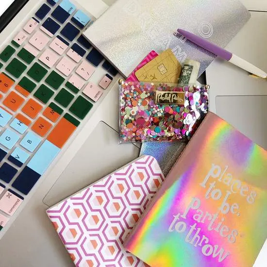 Confetti Business Card Holder