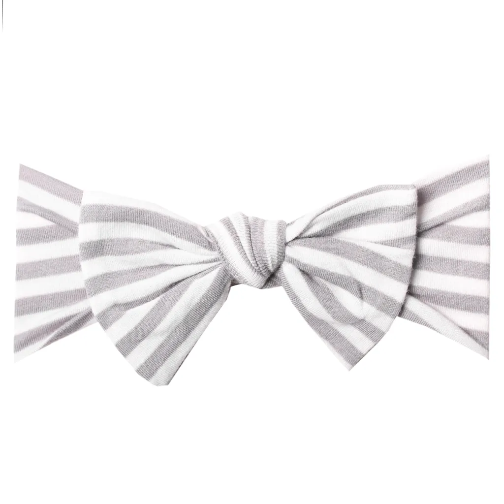 Copper Pearl - Knit Headband Bow - Everest