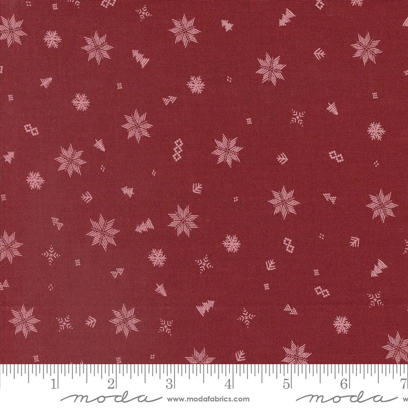 Cozy Wonderland, Knit Toss in Burgundy